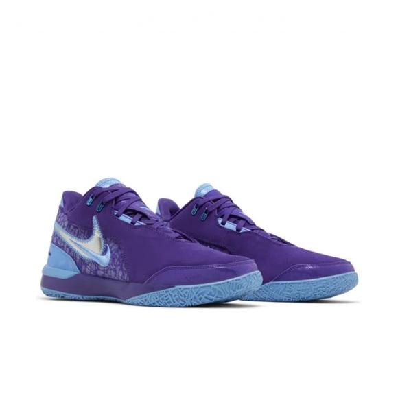 NWT 😎 Nike Zoom LeBron NXXT Gen AMPD Summit Lake Hornets Purple Blue - Picture 1 of 6